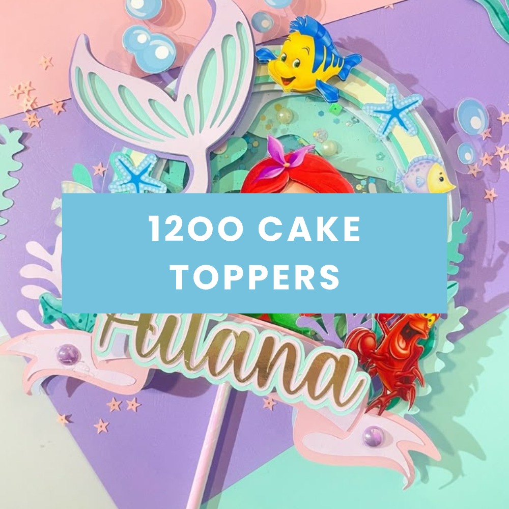 Bônus 7: 1.200 toppers de bolo